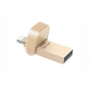 Флешка для iPhone/iPad 64GB A-DATA AI920 i-Memory, USB 3.1/Lightning золото